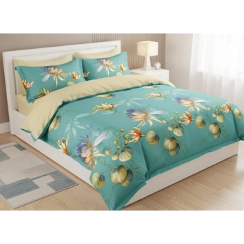 Pościel 160x200 bawełna satynowa  PK 676 z prześcieradłem